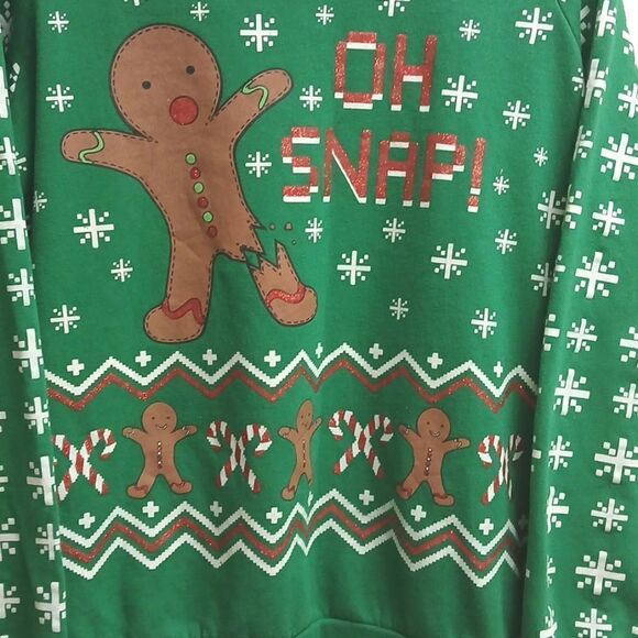 🩷Freeze, Women's Long Sleeved Sweatshirt,  Green/White SEE description - Picture 2 of 8